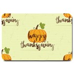 Happy Thanksgiving Pumpkin Large Doormat