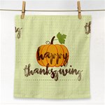 Happy Thanksgiving Pumpkin Face Towel