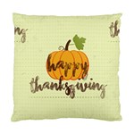 Happy Thanksgiving Pumpkin Standard Cushion Case (One Side)