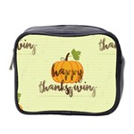 Happy Thanksgiving Pumpkin Mini Toiletries Bag (Two Sides)