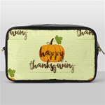 Happy Thanksgiving Pumpkin Toiletries Bag (One Side)