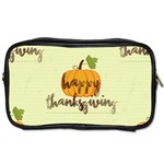 Happy Thanksgiving Pumpkin Toiletries Bag (Two Sides)