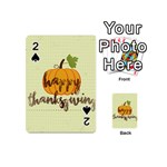 Happy Thanksgiving Pumpkin Playing Cards 54 (Mini)