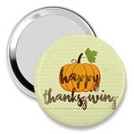 Happy Thanksgiving Pumpkin 3  Handbag Mirror