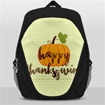 Happy Thanksgiving Pumpkin Backpack Bag