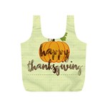 Happy Thanksgiving Pumpkin Full Print Recycle Bag (S)