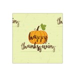 Happy Thanksgiving Pumpkin Satin Bandana Scarf