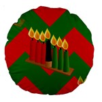 Christmas Kwanzaa Large 18  Premium Round Cushion 