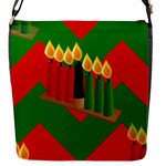 Christmas Kwanzaa Flap Closure Messenger Bag (S)