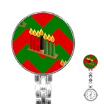 Christmas Kwanzaa Stainless Steel Nurses Watch