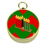 Christmas Kwanzaa Gold Compass