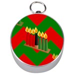 Christmas Kwanzaa Silver Compass