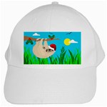 santa sloth White Cap