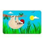 santa sloth Magnet (Rectangular)