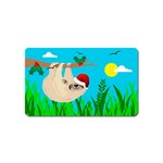 santa sloth Magnet (Name Card)