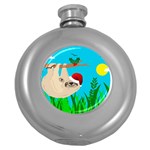 santa sloth Hip Flask (5 oz)