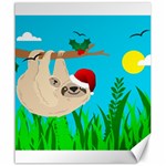 santa sloth Canvas 20  x 24 