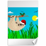 santa sloth Canvas 20  x 30 