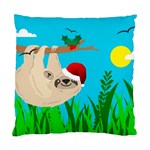 santa sloth Standard Cushion Case (One Side)