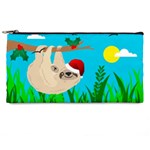 santa sloth Pencil Case