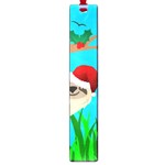 santa sloth Large Book Mark