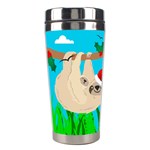 santa sloth Stainless Steel Travel Tumbler