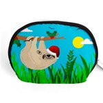 santa sloth Accessory Pouch (Medium)