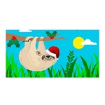 santa sloth Satin Wrap