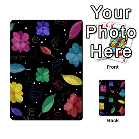 Colorful floral design Multi Front 42