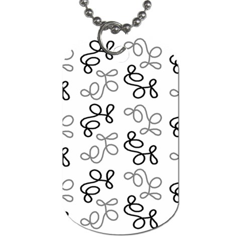 Gray elegance  Dog Tag (Two Sides) from ArtsNow.com Front