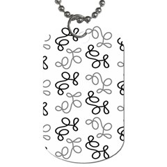 Gray elegance  Dog Tag (Two Sides) from ArtsNow.com Front