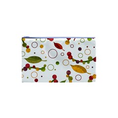 Adorable floral design Cosmetic Bag (XS) from ArtsNow.com Front