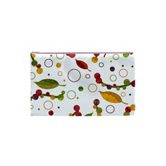 Adorable floral design Cosmetic Bag (XS) from ArtsNow.com Front