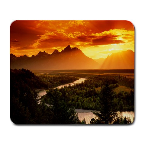 Scenic Wyoming Large Mousepad from ArtsNow.com Front