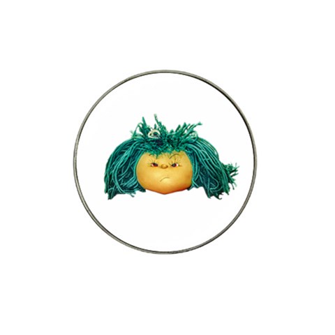 Angry Girl Doll Hat Clip Ball Marker (4 pack) from ArtsNow.com Front