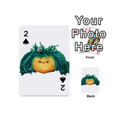 Angry Girl Doll Playing Cards 54 (Mini)  from ArtsNow.com Front - Spade2