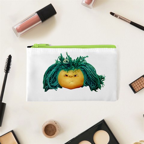 Angry Girl Doll Cosmetic Bag (XS) from ArtsNow.com Front