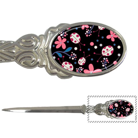 Pink ladybugs and flowers  Letter Openers from ArtsNow.com Front