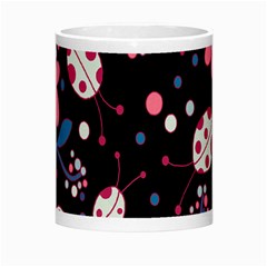 Pink ladybugs and flowers  Morph Mugs from ArtsNow.com Center