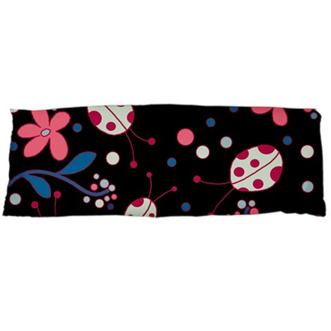 Pink ladybugs and flowers  Body Pillow Case (Dakimakura) from ArtsNow.com Body Pillow Case