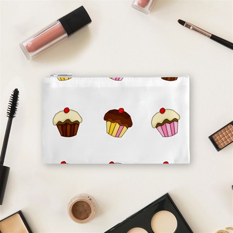 Colorful cupcakes  Cosmetic Bag (Small)  from ArtsNow.com Front