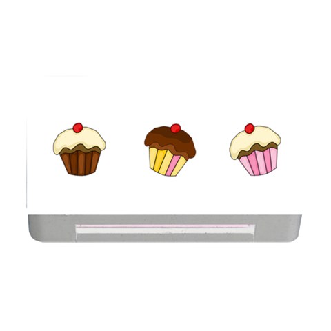 Colorful cupcakes  Memory Card Reader with CF from ArtsNow.com Front