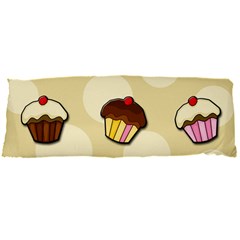 Colorful cupcakes pattern Body Pillow Case Dakimakura (Two Sides) from ArtsNow.com Back