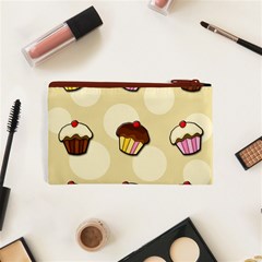 Colorful cupcakes pattern Cosmetic Bag (XS) from ArtsNow.com Back