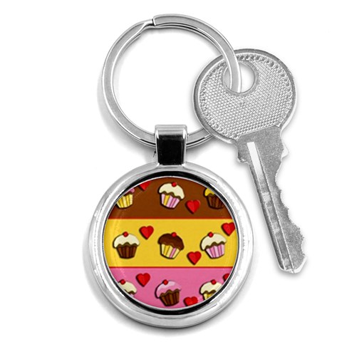 Love cupcakes Key Chains (Round)  from ArtsNow.com Front