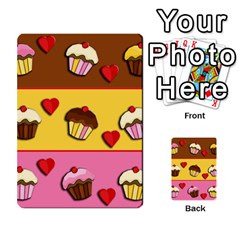 Love cupcakes Playing Cards 54 Designs  from ArtsNow.com Back