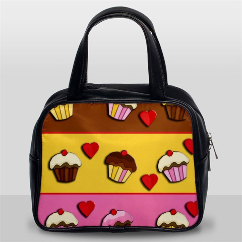 Love cupcakes Classic Handbags (2 Sides) from ArtsNow.com Front