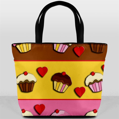 Love cupcakes Bucket Bags from ArtsNow.com Front