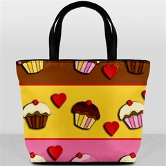 Love cupcakes Bucket Bags from ArtsNow.com Front