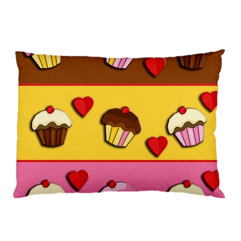 Love cupcakes Pillow Case from ArtsNow.com 26.62 x18.9  Pillow Case